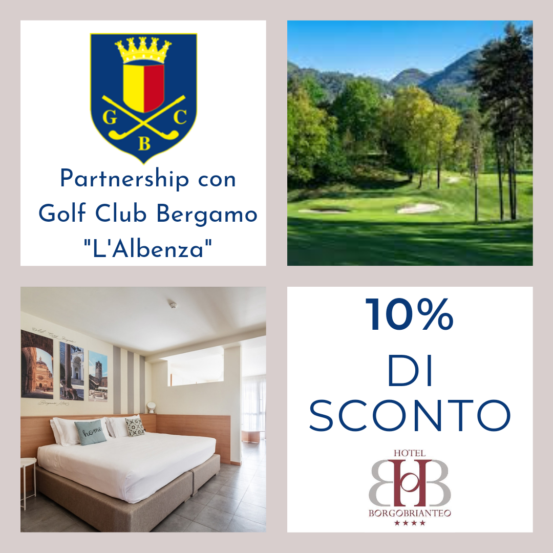 teknisk gør det fladt Ja Partnership con Golf Club Bergamo “L'Albenza” | Hotel Borgo Brianteo